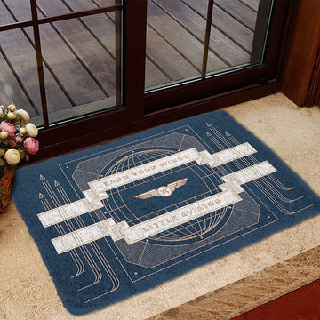 Gearhumans 3D TG Earn Your Wings Custom Doormat