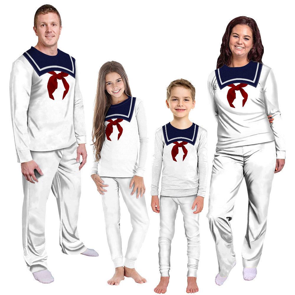 Gearhumans 3D Ghostbusters Stay Puff Marshmallow Custom Family Pyjamas