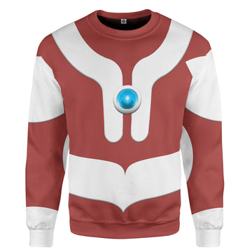 Gearhumans 3D Ultraman Custom Hoodie Tshirt Apparel
