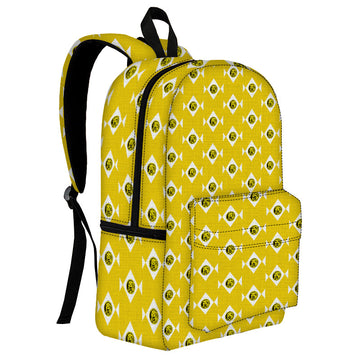 Gearhumans 3D Go Go Yellow Ranger Custom Backpack