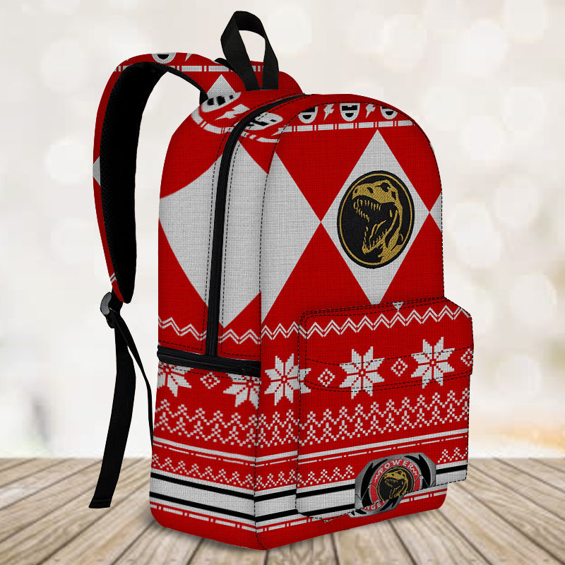 Red power ranger bookbag hot sale