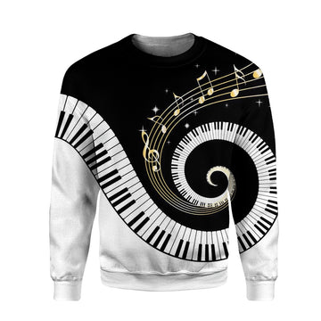 Gearhumans Piano - 3D All Over Printed Shirt