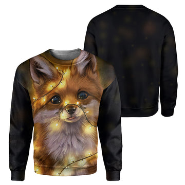 Gearhumans Cute Fox- 3D All Over Printed Shirt