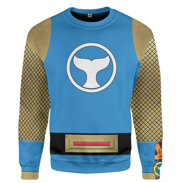 Gearhumans 3D The Blue Wind Rangers Ninja Storm Custom Tshirt Hoodie Apparel