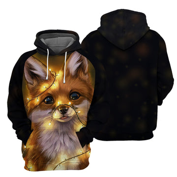 Gearhumans Cute Fox- 3D All Over Printed Shirt