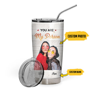 Gearhumans 3D To My Bestie You Are My Person Custom Photo Custom Name Tumbler