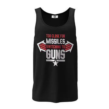 Gearhumans 3D Too Close For Missiles Custom Crop Tank Top