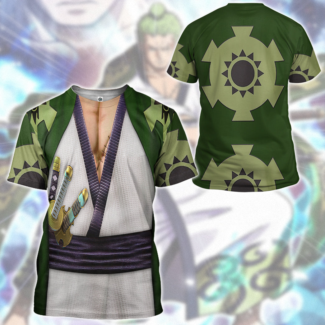 Anime One Piece Roronoa Zoro Custom Sweatshirt – Blackcatss