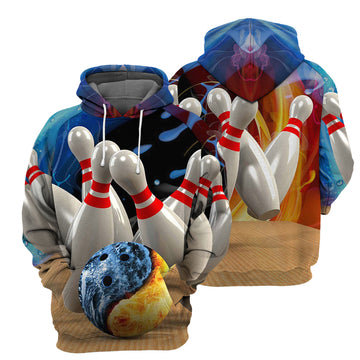 Gearhumans Bowling - 3D All Over Printed Shirt
