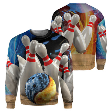 Gearhumans Bowling - 3D All Over Printed Shirt