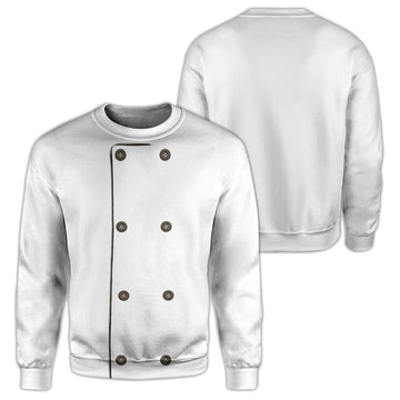 Gearhumans Chef Costume - 3D All Over Printed Shirt