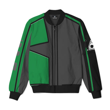 Gearhumans 3D Power Rangers SPD Green Uniform Custom Bomber Jacket