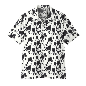 Gearhumans 3D Dalmatian Hawaii Shirt