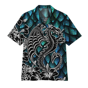 Gearhumans 3D Dragon Hawaii Shirt