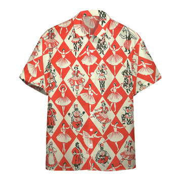 Gearhumans 3D Petrouchka Endpapers Hawaii Shirt