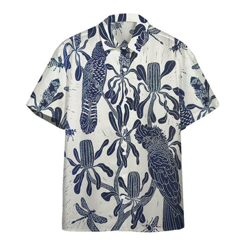 Gearhumans 3D Cockatoo Hawaii Shirt