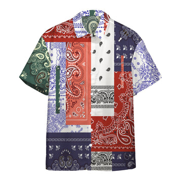 Gearhumans 3D Bandana Hawaii Shirt