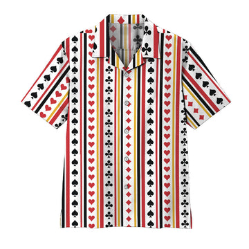 Gearhumans 3D Playing Card Hawaii Shirt