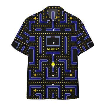 Gearhumans 3D Pacman Gameplay Hawaii Shirt