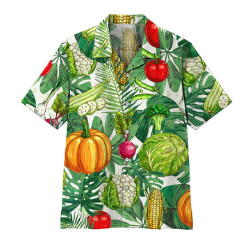 Gearhumans 3D Vegetables Hawaii Shirt