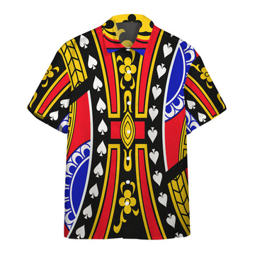 Gearhumans 3D King of Spades David Hawaii Shirt