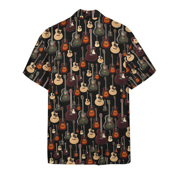 Gearhumans 3D Acoustic Guitar Hawaii Shirt