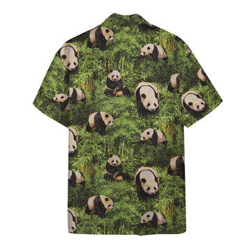 Gearhumans 3D Panda Hawaii Shirt