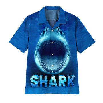 Gearhumans 3D Shark Hawaii Shirt