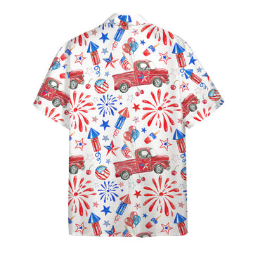 Gearhumans 3D 4th Of July Celebration Hawaii Shirt