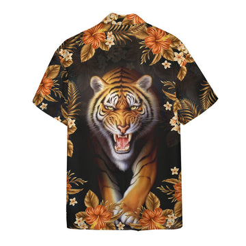 Gearhumans 3D Tiger Hawaii Shirt