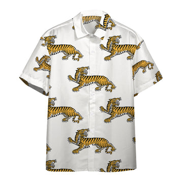Gearhumans 3D Tiger Custom Hawaii Shirt