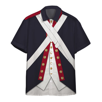Gearhumans 3D Continental Army Custom Short Sleeve Shirt