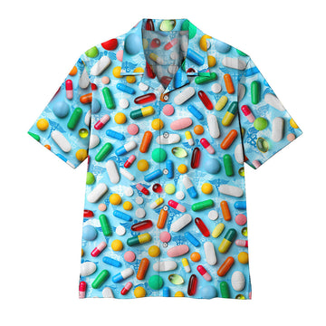 Gearhumans 3D Nurse Hawaii Shirt