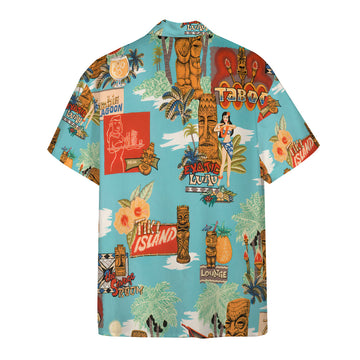 Gearhumans 3D Tiki Island Hawaii Shirt