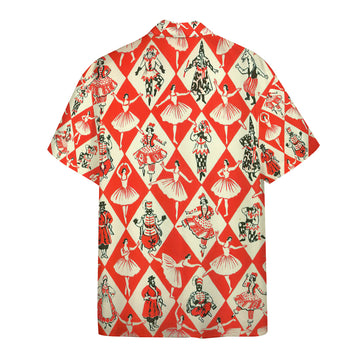 Gearhumans 3D Petrouchka Endpapers Hawaii Shirt