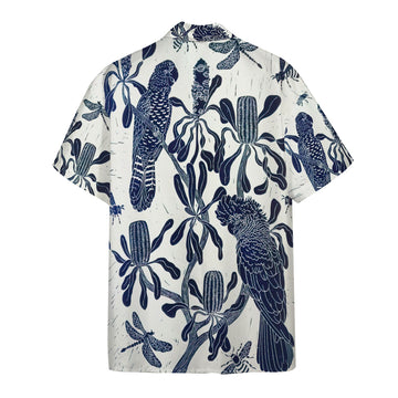 Gearhumans 3D Cockatoo Hawaii Shirt