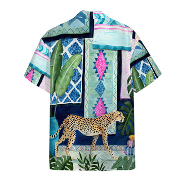 Gearhumans Cheetah in Morocco 3D Hawaii Shirt