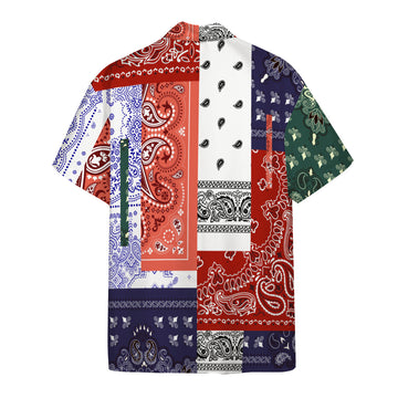 Gearhumans 3D Bandana Hawaii Shirt