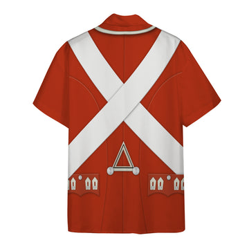 Gearhumans 3D Custom British Army Redcoats Hawaii Shirt