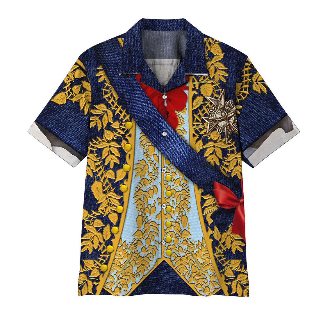 Gearhumans 3D Custom Louis XV Hawaii Shirt