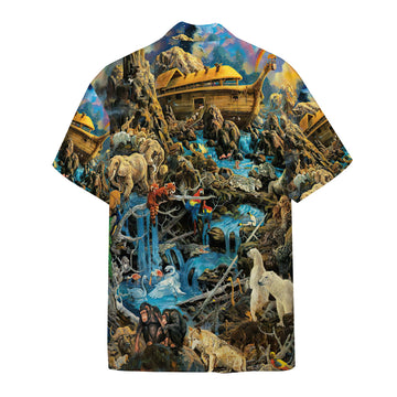 Gearhumans 3D Noah Animals Hawaii Shirt