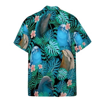 Gearhumans 3D Dolphins Hawaii Shirt