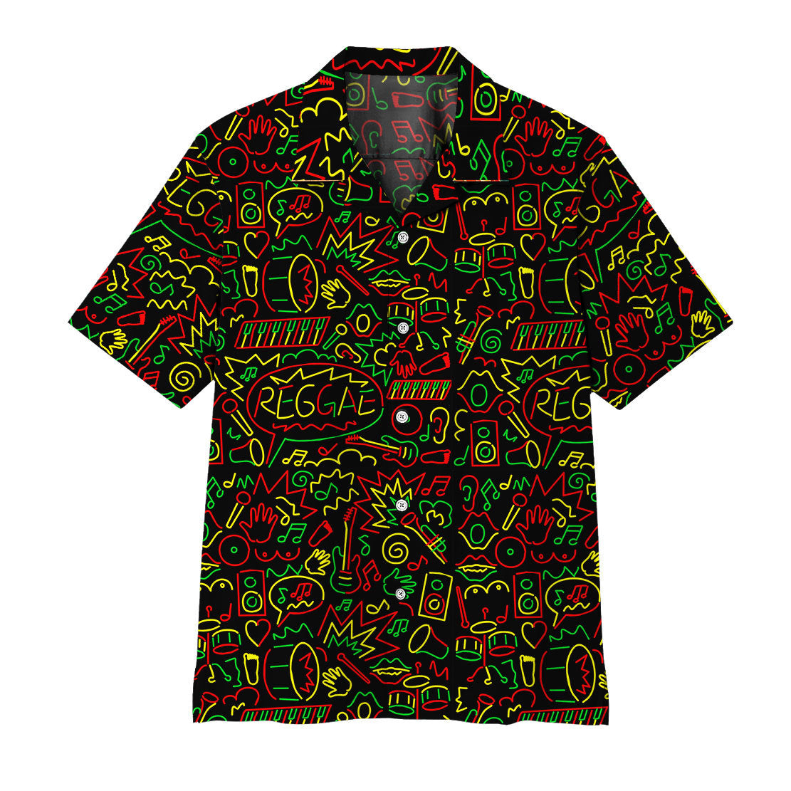 Gearhumans 3D Reggae Hawaii Shirt