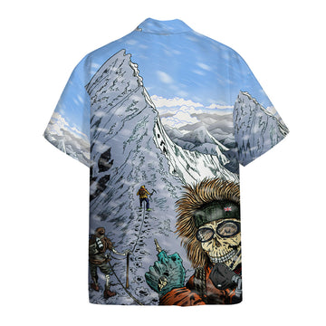 Gearhumans 3D Hiking To The Death Zone Custom Hawai Shirt