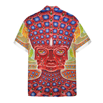 Gearhumans 3d Net Of Being Red Custom Hawii Shirt