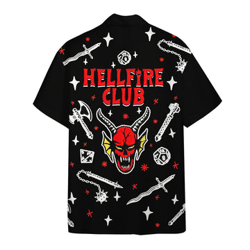 Gearhumans 3D ST HellFire Club Custom Hawaii Shirt