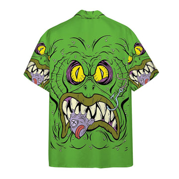 Gearhumans 3D Gruesome Gillman Custom Hawaii Shirt