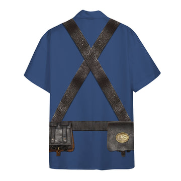 Gearhumans 3D Union Infantry Uniform in Civil War Custom Short Sleeve Shirt