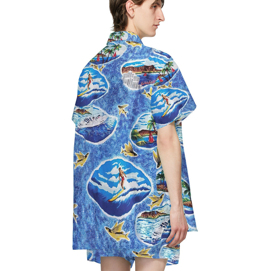 Gearhumans 3D Honolulu Goose In Top Gun Hawaiian Shirts Gift - Jomagift