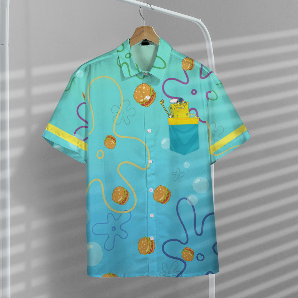 Nouvette Spongebob Do You Want A Krabby Patty Hawaiian Shirt